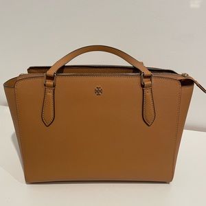 Tory Burch tan leather tote